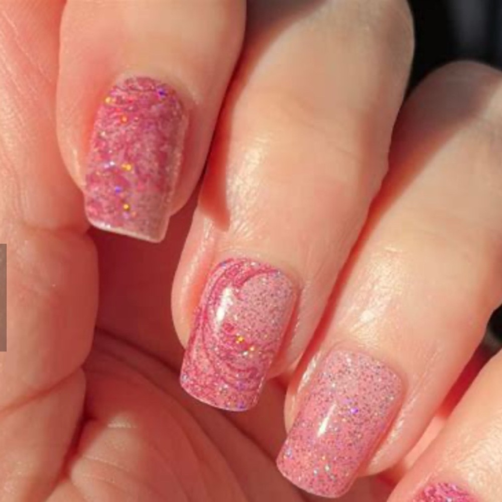 Color Street Frosted Passion nail strips; bundle 2 for $18